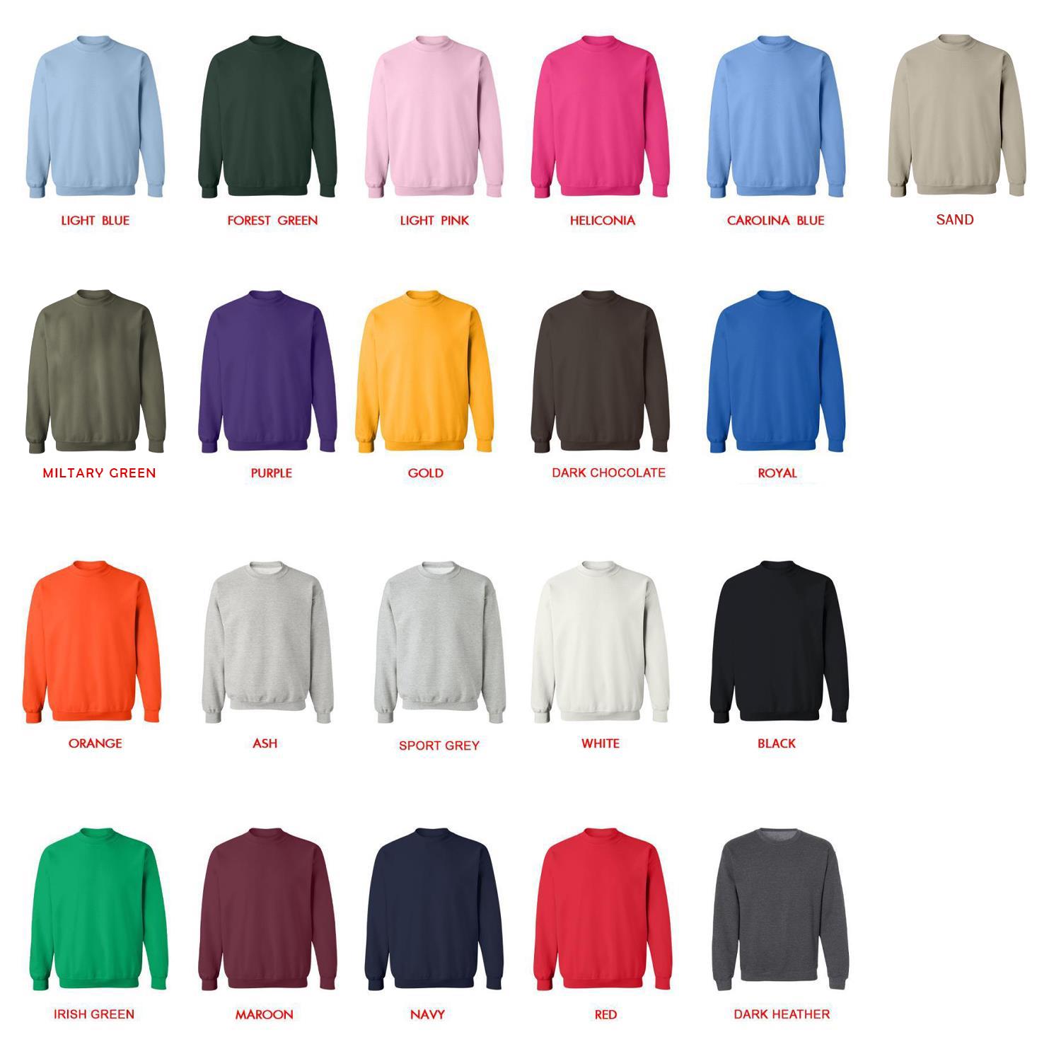 sweatshirt color chart - Limp Bizkit Fans